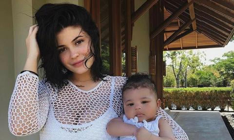 <b>Stormi:</b> 
<p>Kylie Jenner shocked the world, and confirmed a very badly kept secret when she finally announced that she had welcomed her first child with boyfriend Travis Scott. </p> 
<p>In an interview with ES Magazine with her older sister Kim, she revealed the inspiration behind the name Stormi. “Her dad [Travis Scott] insisted it was him, but I feel like it was me. And that kind of just stuck with us. And then I didn’t really like just Storm - I didn’t feel like that was her name. So then it became Stormi. And it just stuck,” she explained. </p>