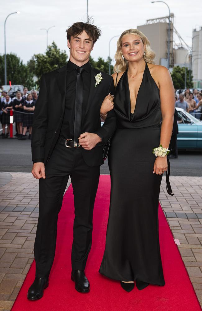 Edward Rogan and Alexandra Holt at Toowoomba Grammar School formal at Rumours International, Wednesday, November 15, 2023. Picture: Kevin Farmer