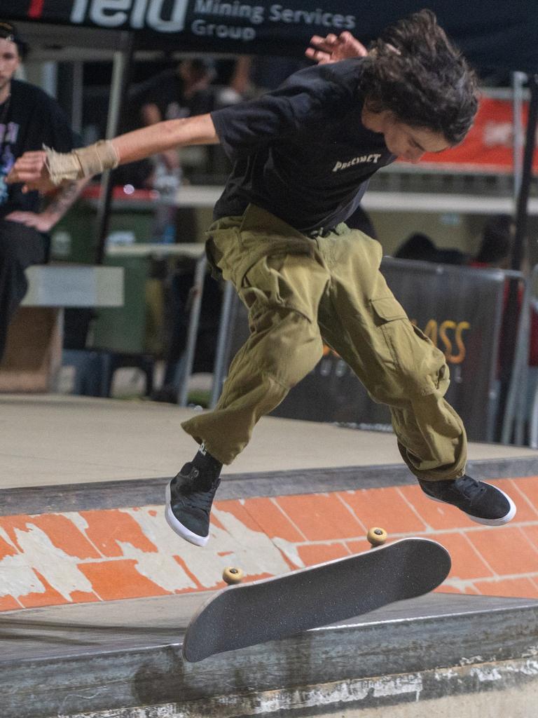 Noah Bowden at Rumble On The Reef Sugar Bowl Skatepark Saturday 23 September 2023 Picture:Michaela Harlow