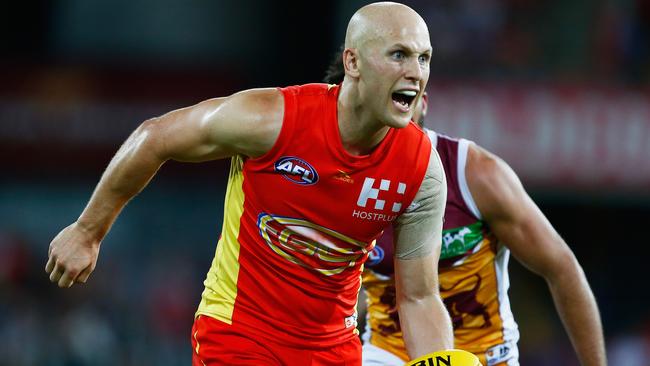 Gary Ablett is action. Picture: Getty Images