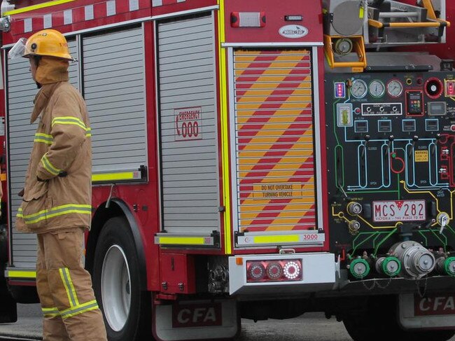 CFA crews attended to a grassfire near Bannockburn on Monday. File photo