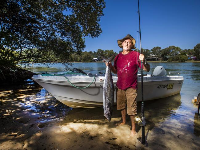 Spanish mackerel commercial fisherman Pat Selman. Mackerel fishers facing a massive cut in catch quotas and tough new restrictions.Picture: NIGEL HALLETT