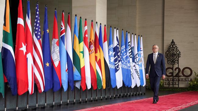 Prime Minister Anthony Albanese is attending the G20 in Bali. Picture: Kevin Lamarque