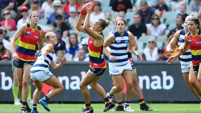 Adelaide Oval hosted the 2019 AFLW Preliminary Final. Picture: AAP