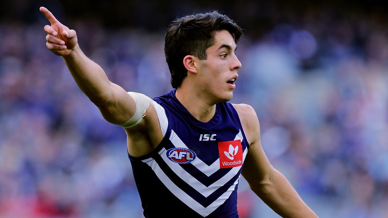 Adam Cerra was a standout for the Dockers.