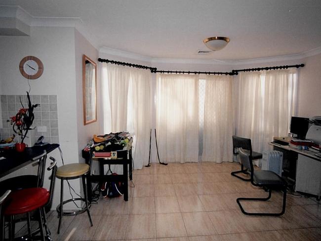 A view of inside the Lin home on the day of the murders. Picture: Supreme Court of NSW