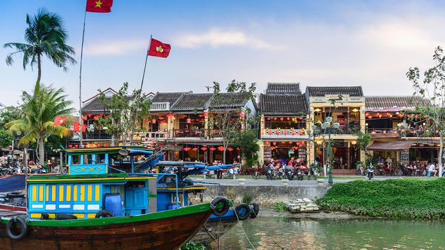 Vietnam is flavour of the year among Australians, with new air links from VietJet and the short-lived Bamboo Airways services helping to boost visitor arrivals by almost 200 per cent between October this year and last. It currently ranks in our top 10 destinations to escape to – hardly surprising given its rich mix of history, culture, beach, shopping, nature and that distinctively delicious cuisine.For first-timers I’d recommend visiting Hanoi, Hue and Hoi An for a compelling combo of all the above contained in a relatively easy circuit.Of the three cities, Hoi An, a 15th-century river port of mouldering mansions and lantern-lined streets, is the most captivating. It’s also heavily touristed, but its charms still cast a spell on morning or evening strolls beside the Thu Bon River. These are a few of my favourite things to see and do in this colourful riverside city.