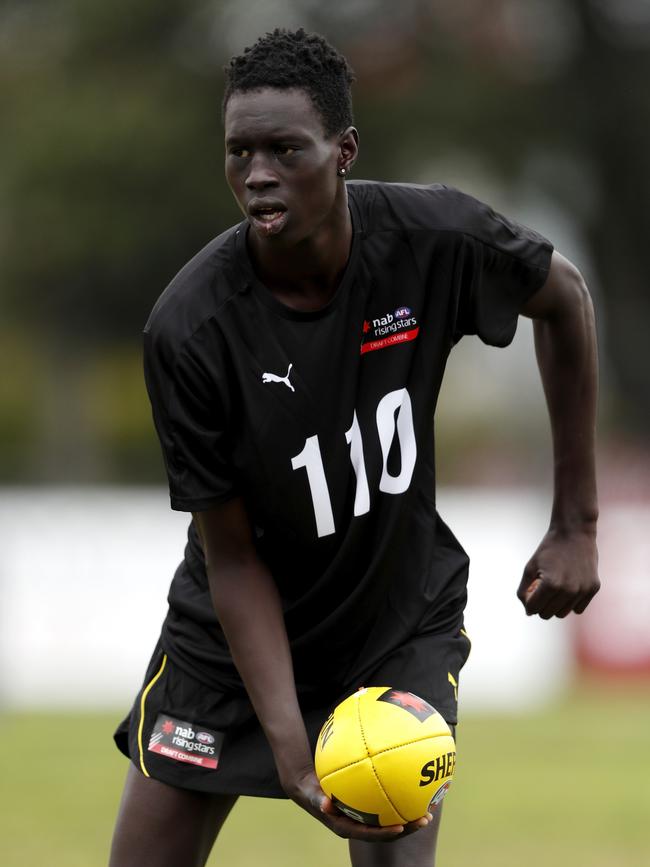 Mac Andrew has added to his frame. Picture: Dylan Burns/AFL Photos via Getty Images