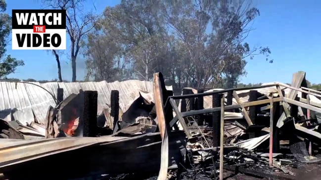 Fire engulfs rural home in The Gums' on the Western Downs