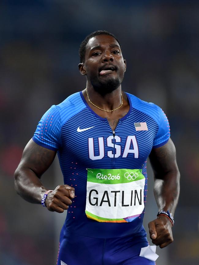 Gatlin delivered a blunt reality check for Gout Gout. (Photo by Shaun Botterill/Getty Images)