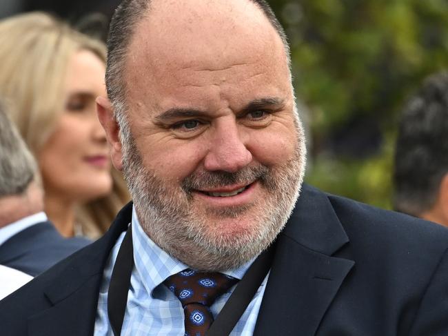 MELBOURNE, AUSTRALIA - SEPTEMBER 10: Craig Hutchison, journalist and sports broadcaster is seen during Melbourne Racing at Flemington Racecourse on September 10, 2022 in Melbourne, Australia. (Photo by Vince Caligiuri/Getty Images)