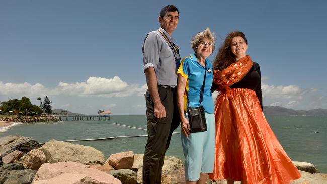 Robert, Diana and Lillian MacGregor (correct) are long time supporters of Stable on the Strand. Picture: Evan Morgan