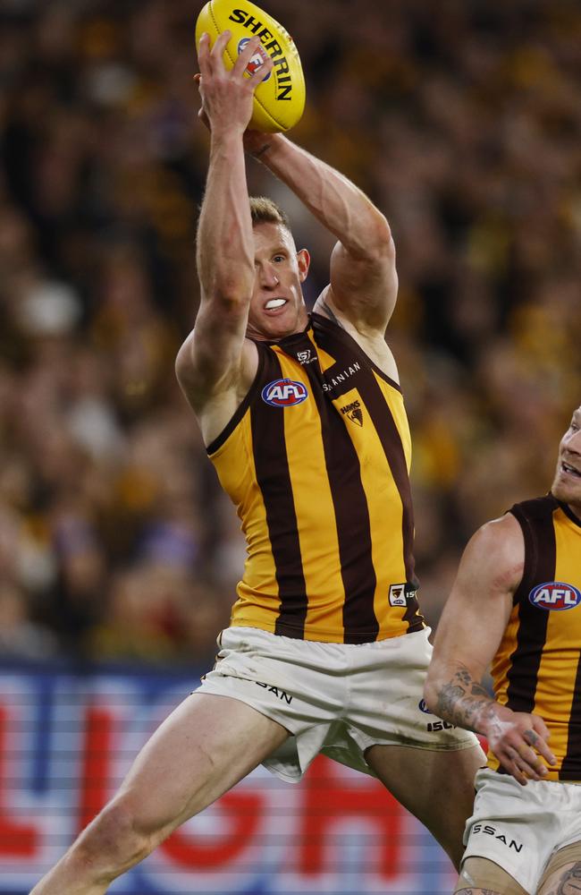 Sam Frost will miss the rest of Hawthorn’s finals campaign. Picture: Michael Klein