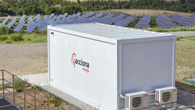 Here’s what the energy storage with Acciona in Spain looks like.