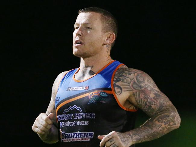 The Northern Pride will play their first Intrust Super Cup game of the season against the Wynnum-Manly Seagulls on Saturday. Todd Carney at training. Picture: BRENDAN RADKE