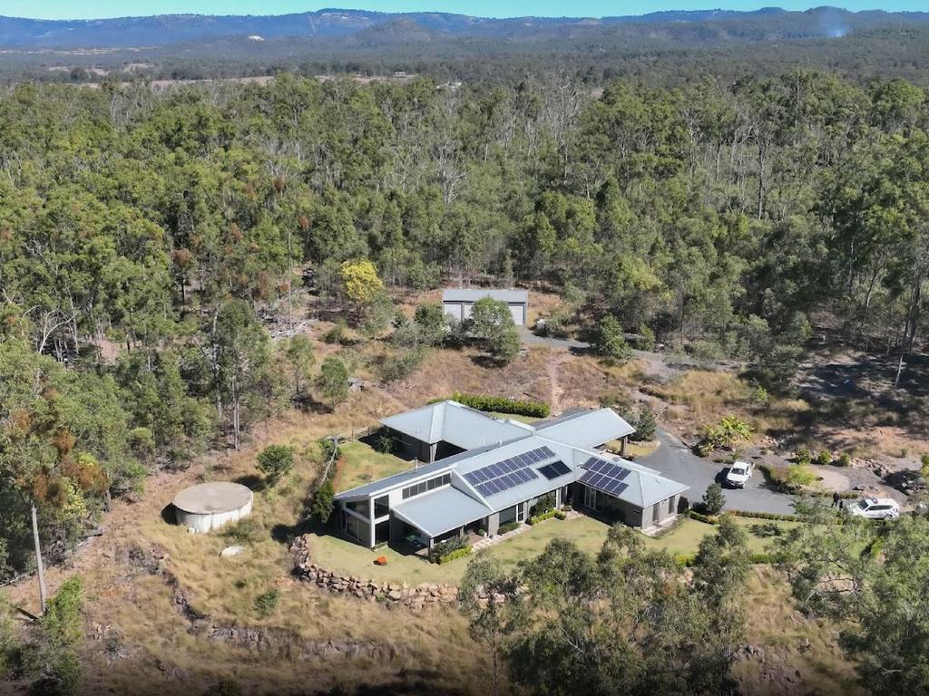 Frances Crawford’s body was found at the bottom of a retaining wall at her Upper Lockyer property. Picture: Qld Police