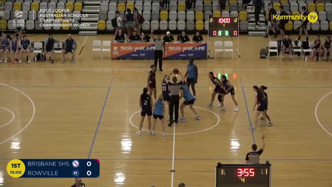 Replay: Brisbane State High v Rowville (Champ Women SF) - 2024 Basketball Australia Schools Championships Day 4