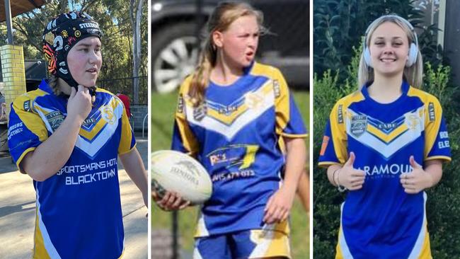 (L-R) Gemma King, Lillian Baker-Franklin and Bellah Vitnell have had big seasons for St Patricks. Pictures: St Patricks RL