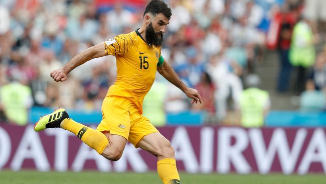 Former skipper Mile Jedinak helped push the pay deal. Picture: Gregg Porteous