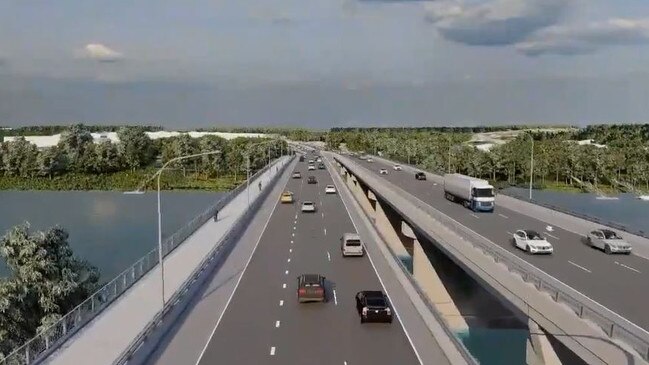 Artist's impression of the Centenary Bridge Duplication.