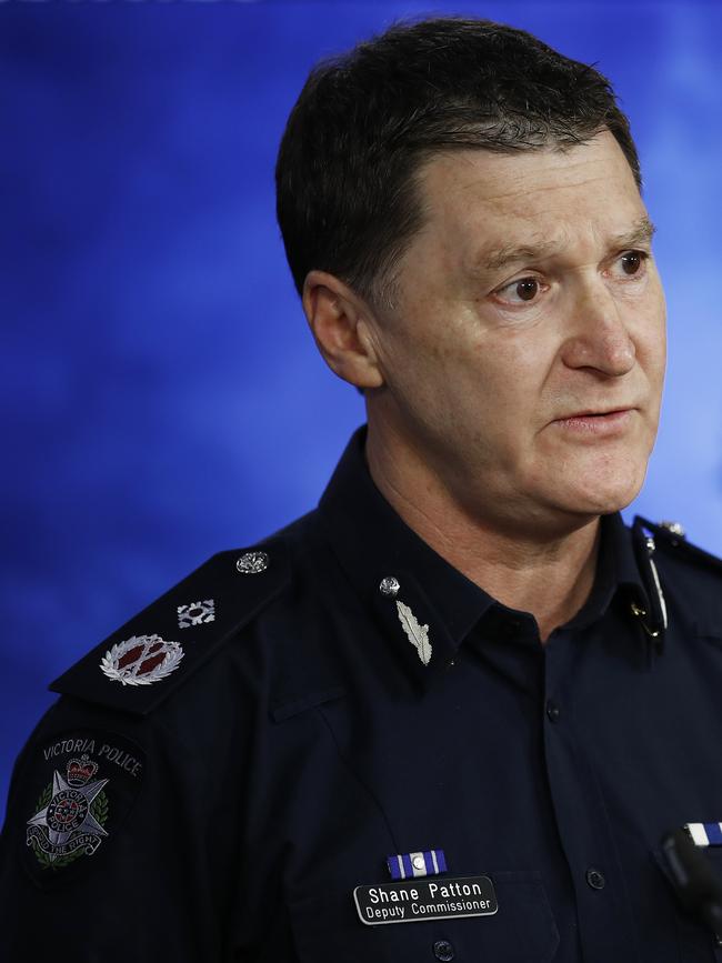 Chief Commissioner Shane Patton described the leak as one of the worst in police history.