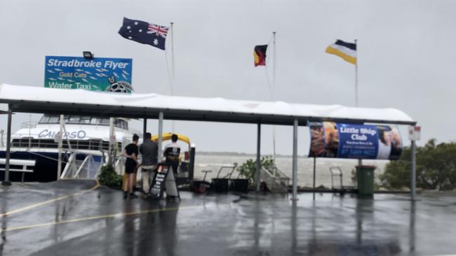 Ferries are still running at Toondah Harbour.