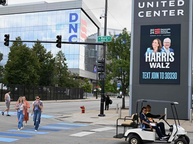 Protesters are expected top converge on the United Centre ahead of the Democratic National Convention (DNC) in Chicago. Picture: AFP