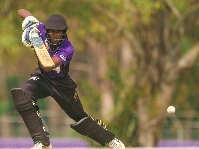 Ash Chadrasinghe was part of the Southern Storm side that beat City Cyclones in Strike League game two. Picture: Glenn Campbell