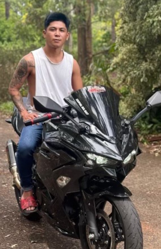 Louie Saa, 27, of Yandina, is recovering in the Royal Brisbane and Women’s Hospital after a Yandina motorcycle crash earlier this month. Picture: Contributed.