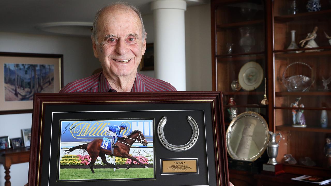 Richard Treweeke was fellow owner Peter Tighe’s lucky charm. Picture: James Croucher