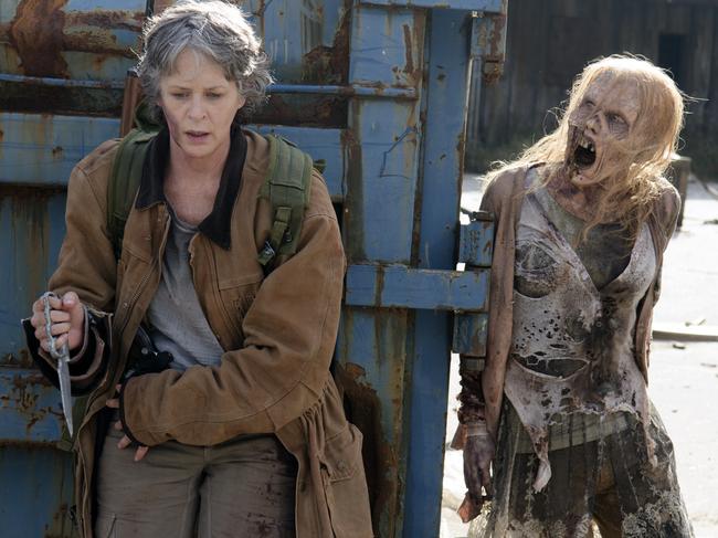 Melissa McBride as Carol Peletier; Walker - The Walking Dead _ Season 6, Episode 16 - Photo Credit: Gene Page/AMC