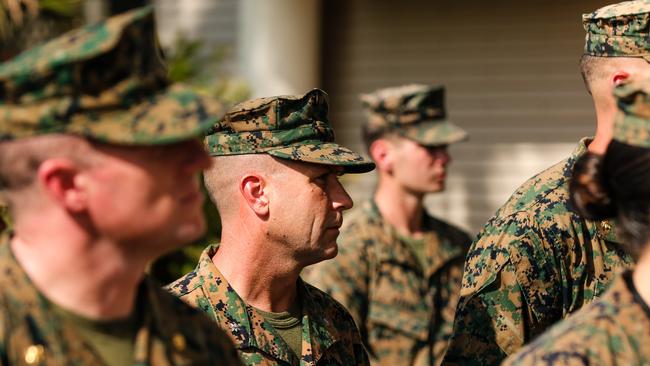 A new report is urging the next Australian Government to have 16,000 US Marines stationed in Darwin. Picture: Glenn Campbell