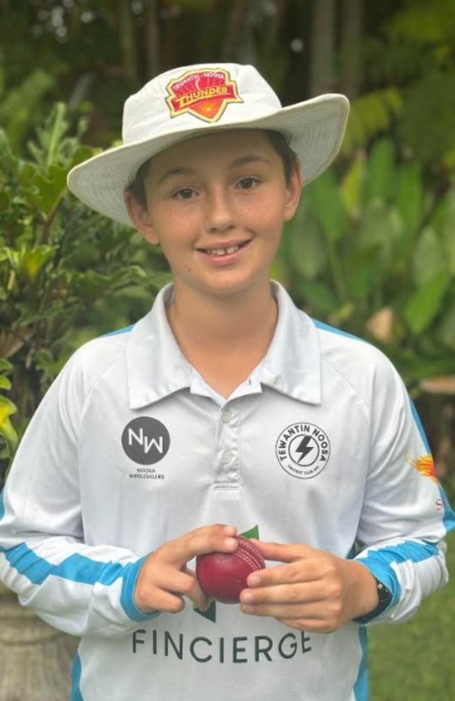 Tewantin-Noosa cricketer Henry Kerr.