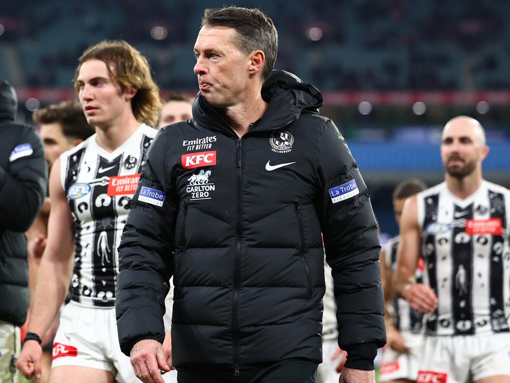 Craig McRae is feeling external pressure for the first time in his AFL coaching career. Picture: Quinn Rooney/Getty Images