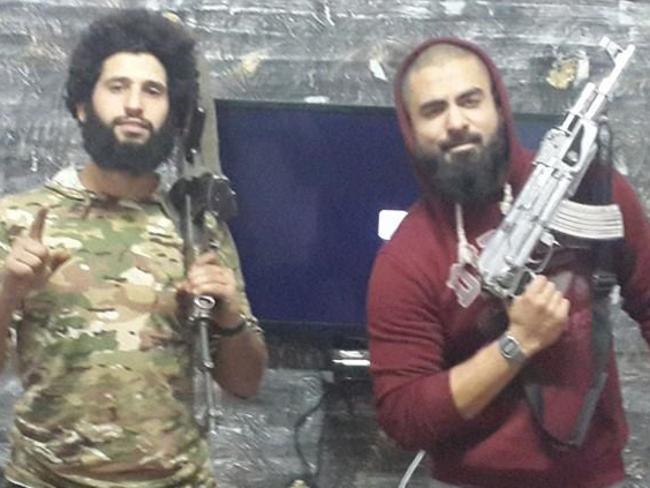 Suhan Rahman (right) with Mahmoud Abdullatif.