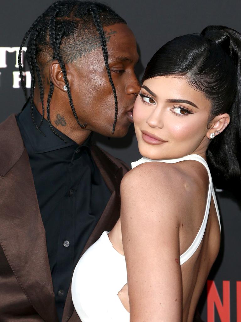 Travis and Kylie used to discuss their sex life. Picture: Tommaso Boddi/Getty for Netflix