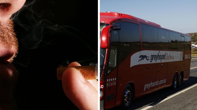 A man who pled guilty to smashing the windows of a bus after he was told not to smoke onboard said was the prosecution said was “untrue”. Picture: Contributed