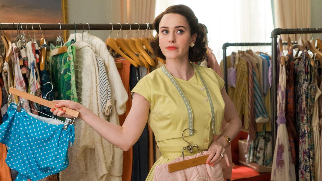 Rachel Brosnahan in <i>The Marvelous Mrs. Maisel</i>.