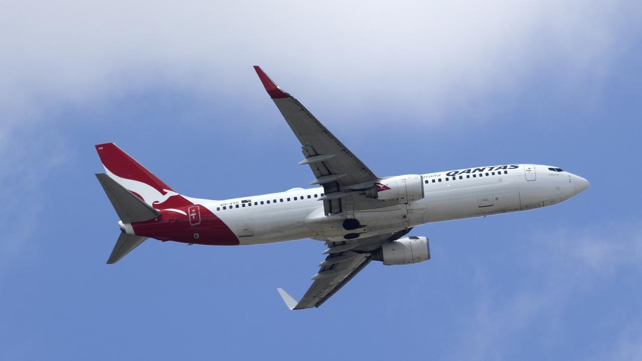 Qantas passengers may be able to book a ‘shadow seat’ in economy, meaning the seat next to you remains free throughout your flight. Picture: Sarah Marshall/NewsWire