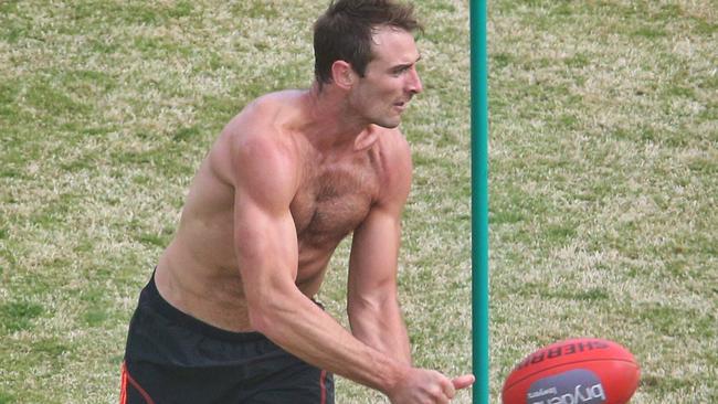 Jobe Watson training at St Bernard's College on Friday, September 16, 2016. Picture: Hamish Blair