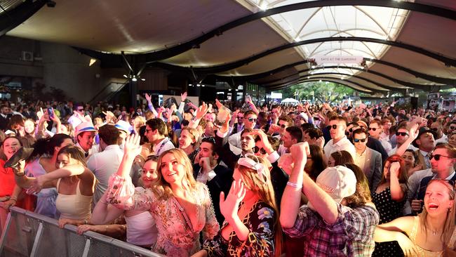 Racegoers at the after-party Golden Eagle Day. Picture: Bianca De Marchi