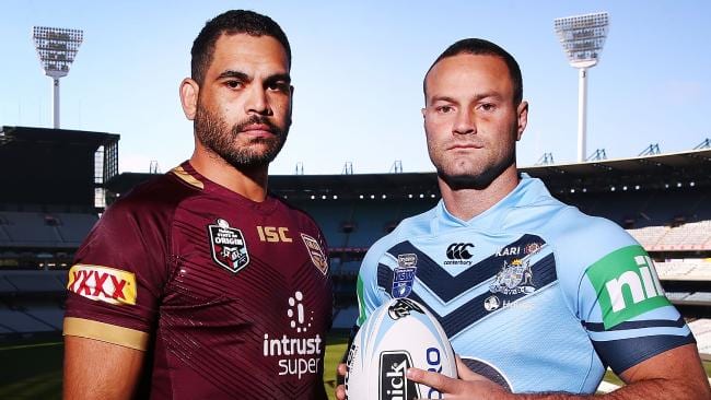 Queensland captain Greg Inglis and New South Wales counterpart Boyd Cordner go head-to-head in State of Origin game one on Wednesday night at the Melbourne Cricket Ground. Picture: Michael Dodge