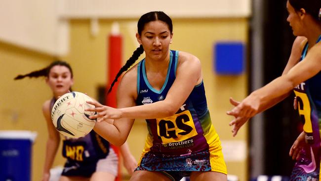 2019 Sapphire Series. Northern Rays v Bulls Sharks at Townsville Stadium. Rays' Chantelle Tikitau.