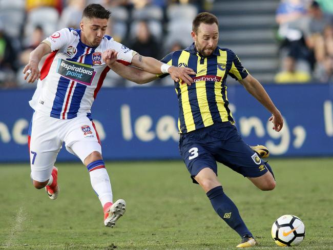 Joshua Rose could make his 200th A-League starting appearance this weekend (AAP Image/Darren Pateman)