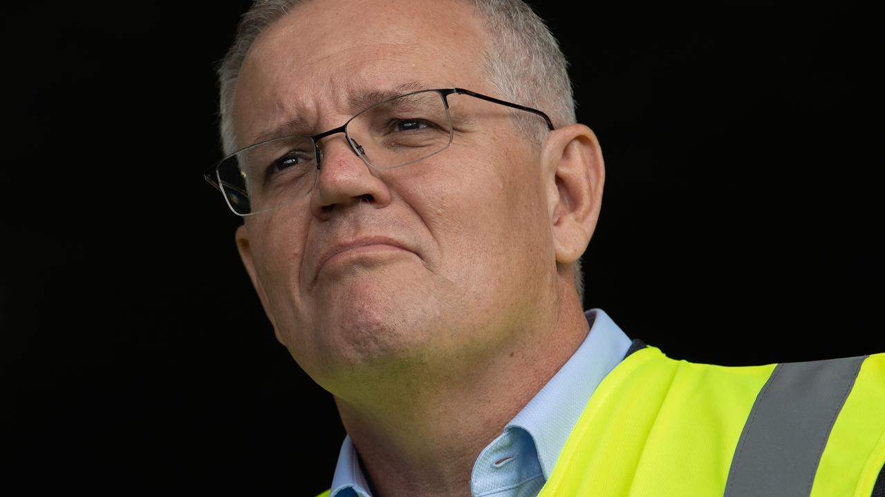 Scott Morrison at one of this week’s campaign events. Picture: Jason Edwards