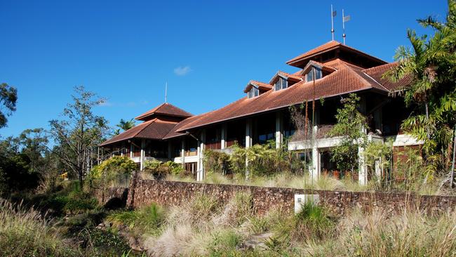 The main building of Laguna Quays Resort, now abandoned. Picture: Samantha Hale via Flickr