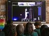 KIDS NEWS 2024: students watch the launch at the Powerhouse Future Space Launch of their algae experiment for the International Space Station. Picture: Powerhouse Future Space Launch/Maja Baska.