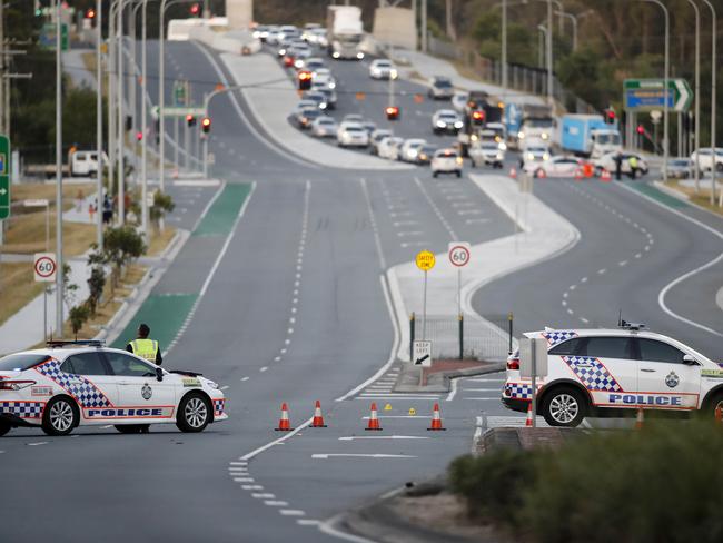 The drivers of the two cars engaged with each other between Woolloongabba and Browns Plains. Picture: Image/Josh Woning