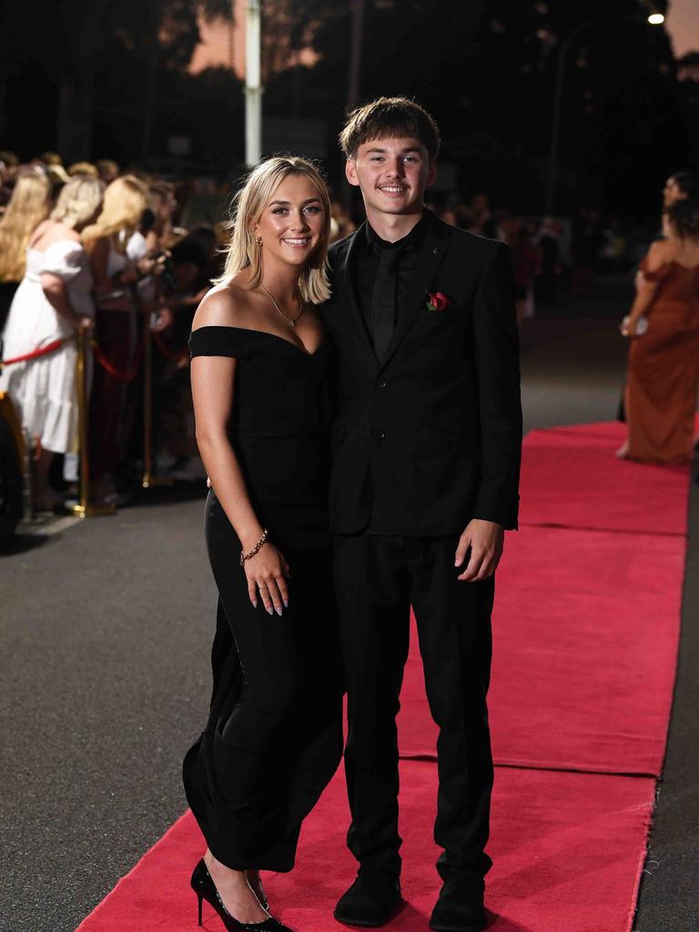 Brodie Phillips & Charlie Ryan at Xavier Catholic College year 12 formals. Picture: Patrick Woods.