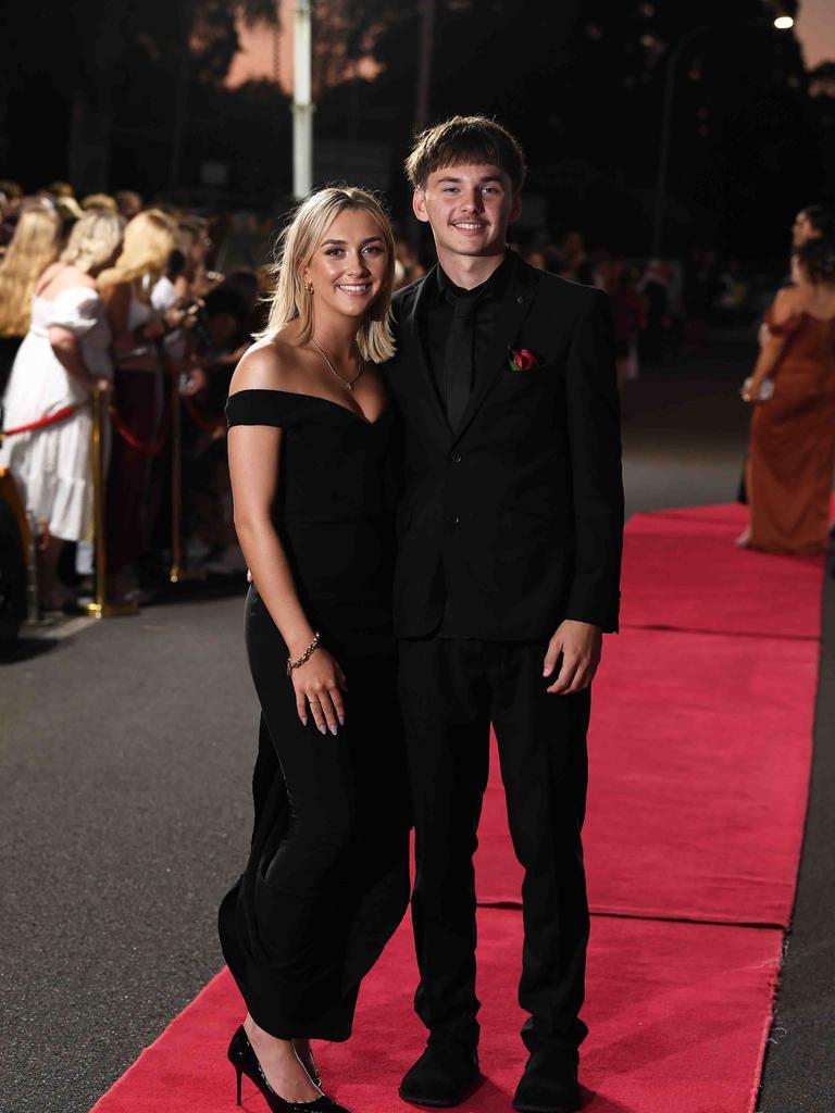 Brodie Phillips &amp; Charlie Ryan at Xavier Catholic College year 12 formals. Picture: Patrick Woods.